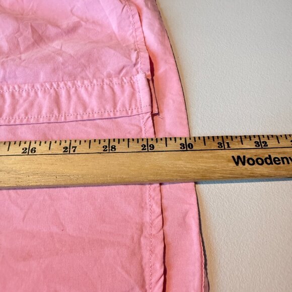 J Crew Women M Etienne Oversized Shirt Pink Long Sleeve Lightweight Oxford Top - Picture 9 of 10